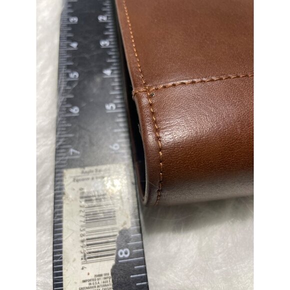 Brown Leather Portfolio Binder / Calendar With & Inner Pockets - Picture 10 of 10